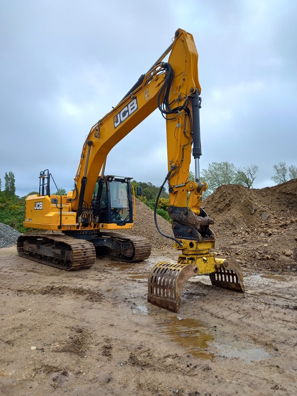 Mini pelle hydraulique neuve ou occasion pour chantier de terrassement